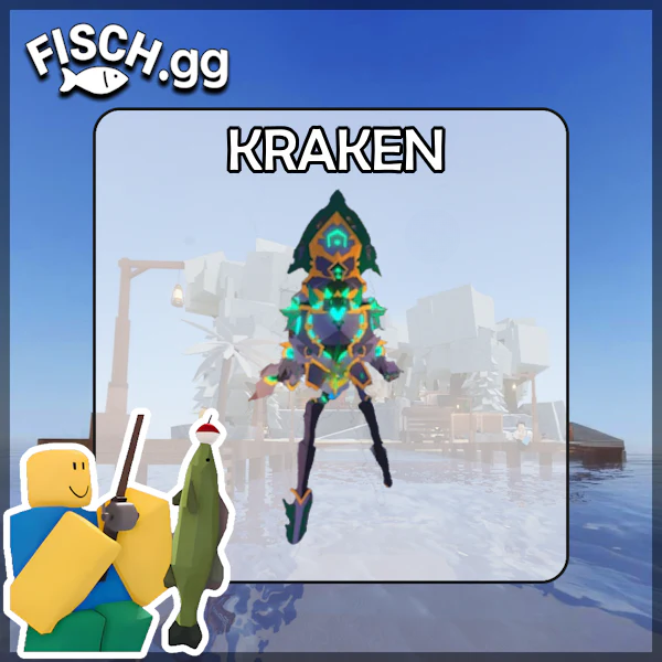 The Sparkling Shiny Kraken Fish in the popular ROBLOX game Fisch. Sold by the #1 Fisch Shop fisch.gg!