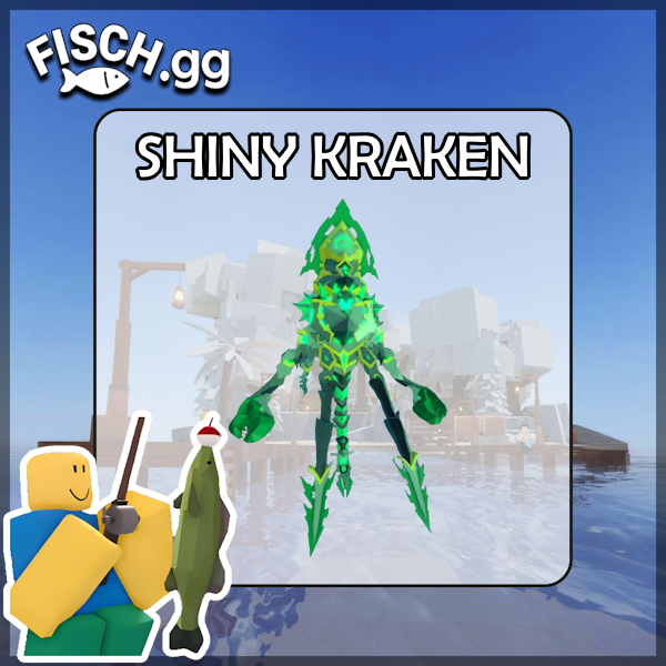 The Shiny Kraken Fish in the popular ROBLOX game Fisch. Sold by the #1 Fisch Shop fisch.gg!