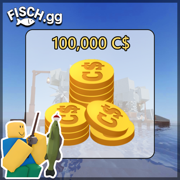 100,000 Fisch Coins in the popular ROBLOX game Fisch. Sold by the #1 Fisch Shop fisch.gg!