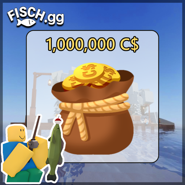 1,000,000 Fisch Coins in the popular ROBLOX game Fisch. Sold by the #1 Fisch Shop fisch.gg!