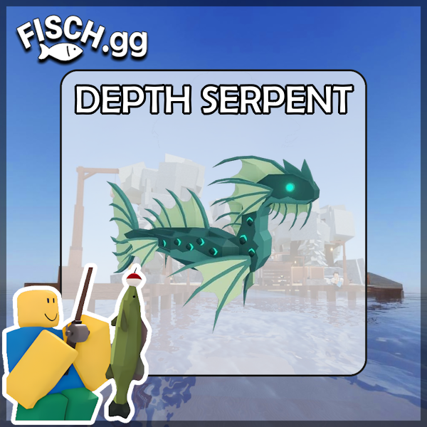 The Depth Serpent Fish in the popular ROBLOX game Fisch. Sold by the #1 Fisch Shop fisch.gg!