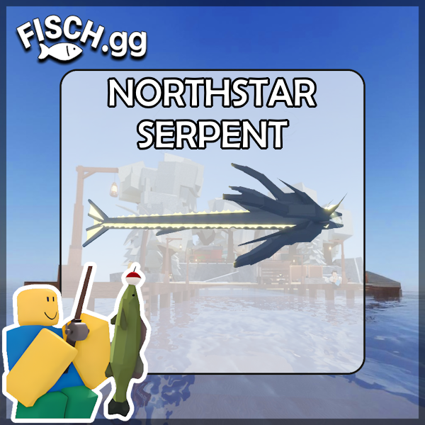 The Northstar Serpent Fish in the popular ROBLOX game Fisch. Sold by the #1 Fisch Shop fisch.gg!
