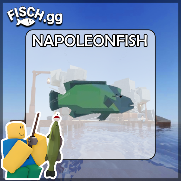 The Napoleonfish Fish in the popular ROBLOX game Fisch. Sold by the #1 Fisch Shop fisch.gg!