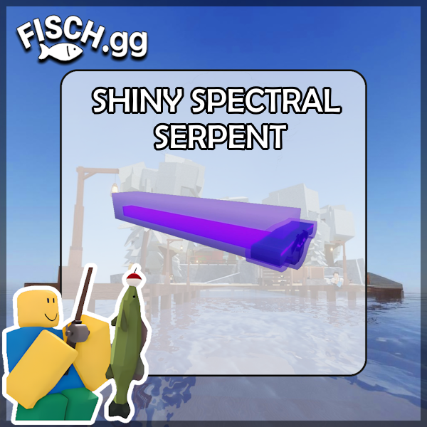 The Shiny Spectral Serpent Fish in the popular ROBLOX game Fisch. Sold by the #1 Fisch Shop fisch.gg!