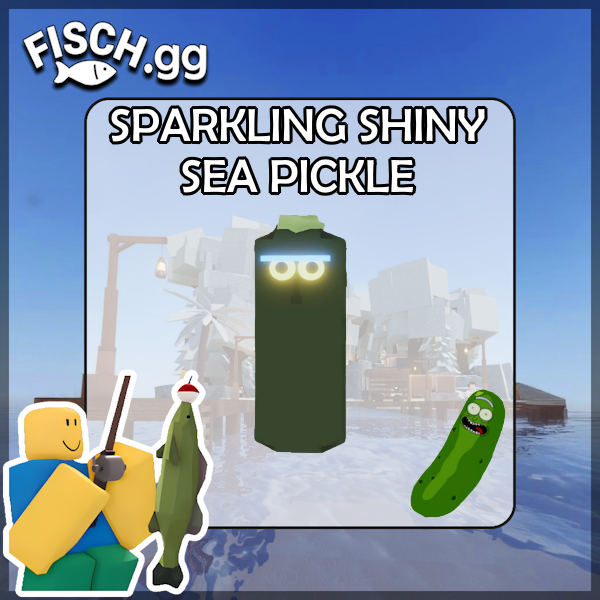 The Sparkling Shiny Sea Pickle Fish in the popular ROBLOX game Fisch. Sold by the #1 Fisch Shop fisch.gg!